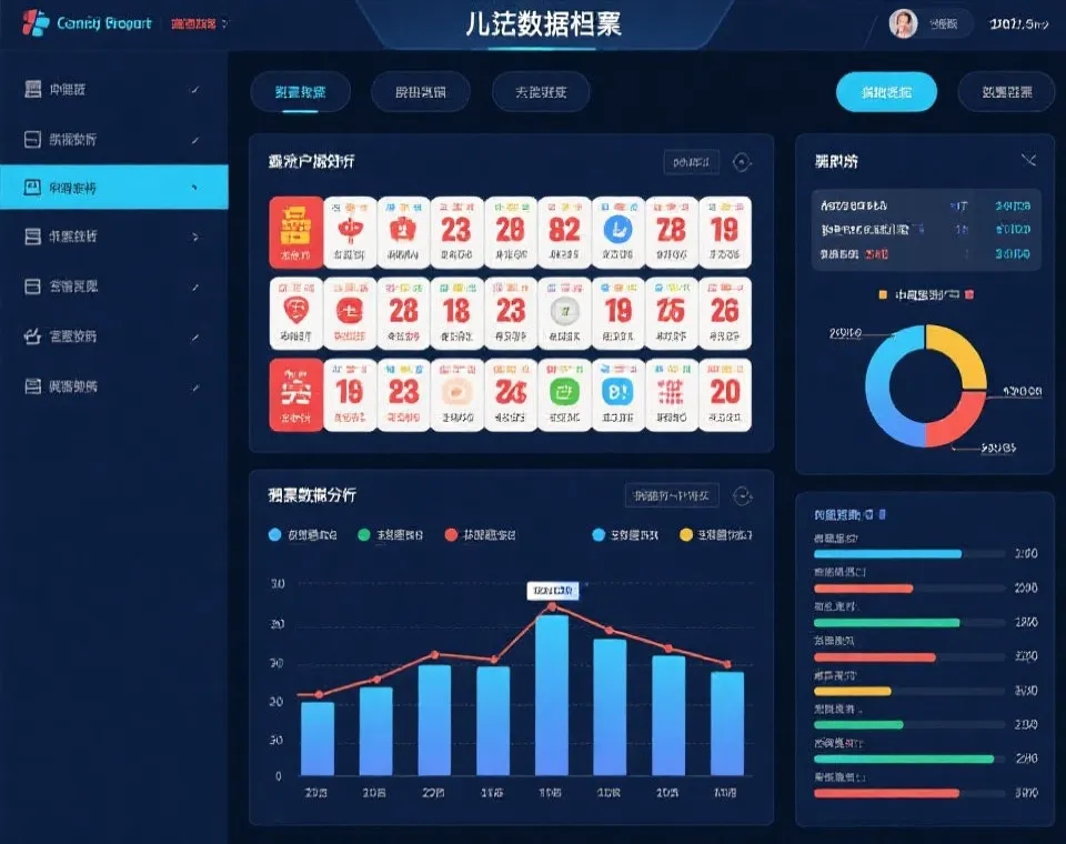 往期开奖记录查询数据界面示意图